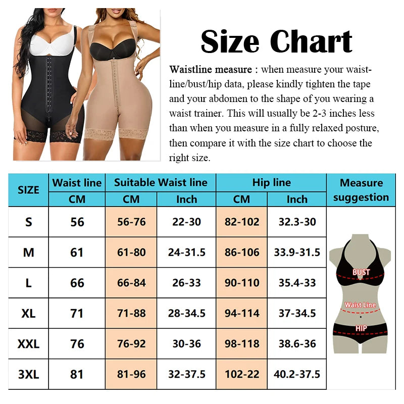 Cintas de controle de abdômen shapers colombianas faja shapewear pós-parto pós cirurgia barriga controle espartilho bainha roupa interior feminina