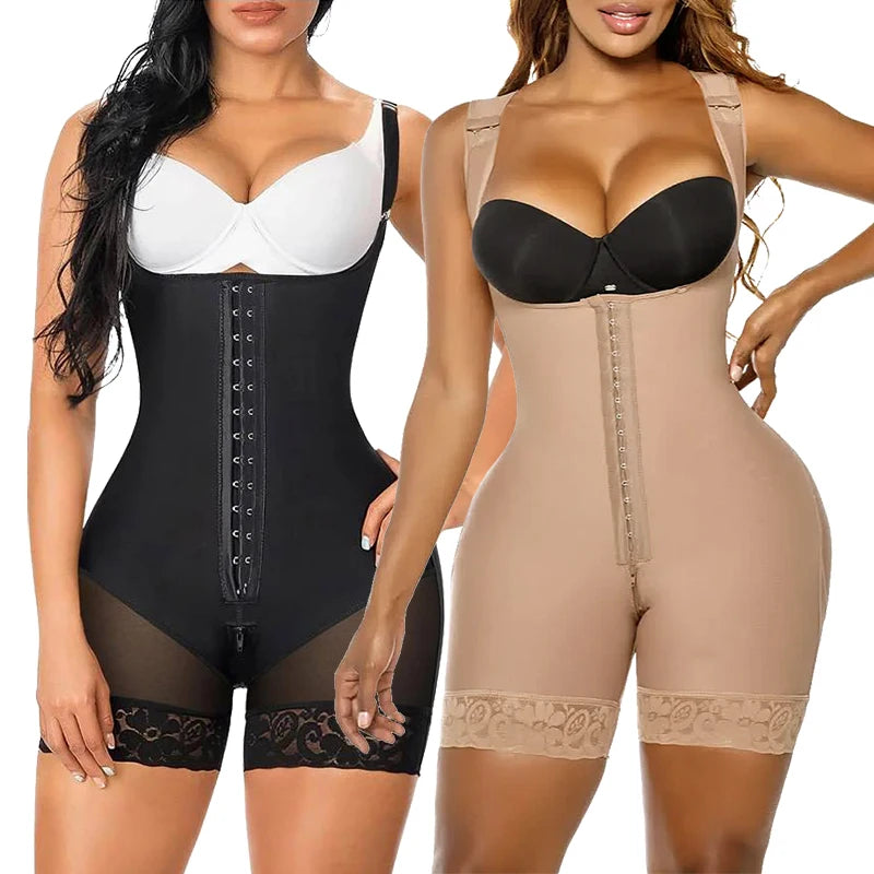 Cintas de controle de abdômen shapers colombianas faja shapewear pós-parto pós cirurgia barriga controle espartilho bainha roupa interior feminina